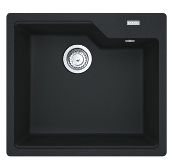 Franke zlewozmywak jednokomorowy wbudowywany Fragranite Urban UBG 610-50, onyx 114.0687.256