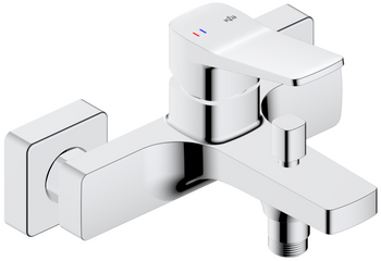 KFA bateria wannowa ścienna Malaga, chrom 4524-010-00