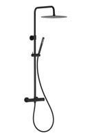 KFA deszczownia premium z baterią natryskową MOZA BLACK 5736-920-81