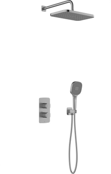 KFA zestaw natryskowy termostatyczny, podtynkowy Malaga, gun metal grey PVD 5759-501-61