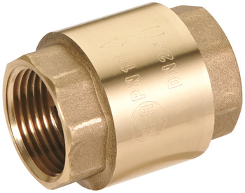 KFA zawór zwrotny do wody z mosiężnym grzybkiem 1 1/4" 710-010-32