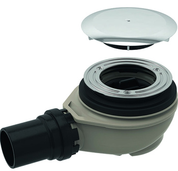 Geberit zestaw odpływowy do brodzików, d90, H80, h50, kompletny, chrom błyszczący 150.551.21.1