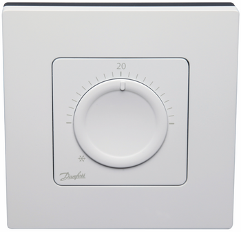 Danfoss termostat pokojowy z pokrętłem Icon, 86x86 088U1005