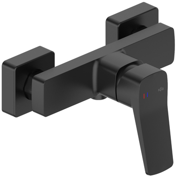 KFA bateria natryskowa ścienna Malaga, czarny 4526-010-81