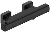 KFA bateria natryskowa termostatyczna, ścienna Malaga, czarny 5756-010-81