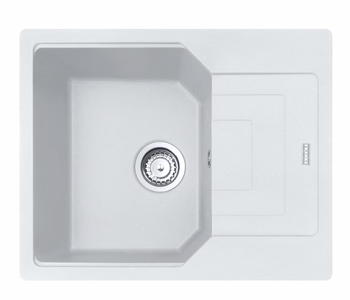 Franke zlewozmywak jednokomorowy wbudowywany Fragranite Urban UBG 611-62, biały polarny 114.0687.265