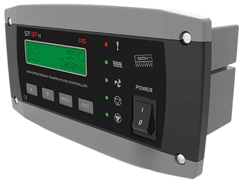Tech sterownik do kotła z podajnikiem, czarny ST37RSHBK