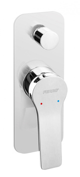 Ferro bateria natryskowa podtynkowa 2-funkcyjna STRATOS, chrom BSC7P