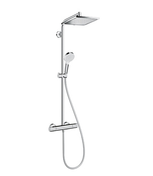 Hansgrohe komplet prysznicowy Crometta E 240 1jet, EcoSmart 9 l/min 27281000