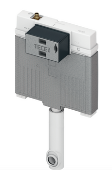Tece spłuczka Octa II 8 cm TECEbox, do montażu ceramiki stojącej WC, wysokość montażowa 1075 mm 9370500