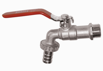 Invena kran z końcówką na wąż DN 15 1/2'' ZW-64-W15