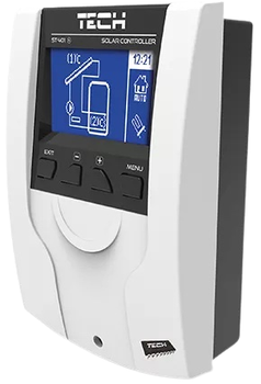 Tech sterownik ST-401N PWM do instalacji solarnych, biały ST401NPWMWH