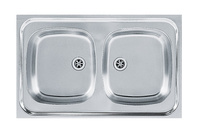 Franke zlewozmywak dwukoromowy Sara SXL 720 T ECO stal szlachetna len 103.0205.575