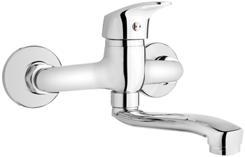 Invena bateria kuchenna ścienna Ava New, chrom BC-06-001-B