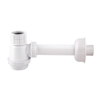 Wirquin syfon umywalkowy/bidetowy butelkowy niski 1 1/4"x32 mm bez spustu 31780103