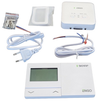 WYPRZEDAŻ: Engo programowany, bezprzewodowy regulator temperatury E901RF