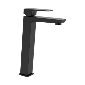 Invena bateria umywalkowa wysoka Paros, czarny BU-09-W04-A