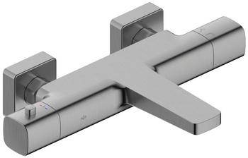 KFA bateria wannowa termostatyczna, ścienna Malaga, gun metal grey PVD 5754-010-61