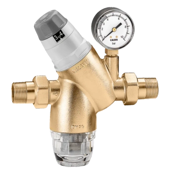 Caleffi reduktor ciśnienia z wymiennym wkładem z manometrem 3/4" 535151