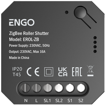 Engo sterownik rolet ZigBee do systemu ENGO Smart podtynkowy EROL-ZB