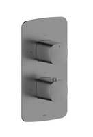 KFA bateria natryskowa termostatyczna, podtynkowa Malaga, gun metal grey PVD 5759-001-61