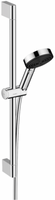 Hansgrohe zestaw prysznicowy 105 3jet Relaxation EcoSmart z drążkiem 65 cm Pulsify Select S, chrom 24161000