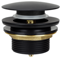 Instadrain korek klik-klak do brodzika/wanny, czarny mat 2456