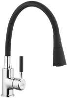 Invena bateria kuchenna Pogo czarny/chrom BZ-80-L04