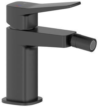 KFA bateria bidetowa ze spustem klik-klak Malaga, czarny 4527-015-81