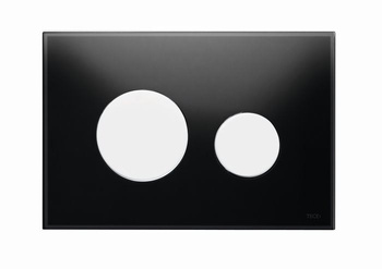 Tece TECEloop - przycisk szkło czarne, przyciski białe 9240654