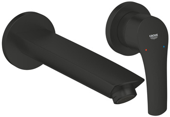 Grohe 2-otworowa bateria umywalkowa Eurosmart rozmiar M czarny mat 293382433