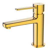 Invena bateria umywalkowa Glamour, złoty BU-02-009-V
