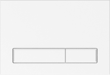 KK-POL przycisk spłukujący M08, biały połysk SPP/380/0/K