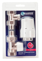 Diamond zestaw termostatyczny, F-P, prosty ART.411.ZEST.TERM.PR