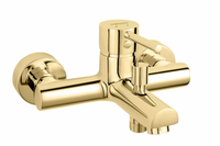 Ferro bateria wannowa ścienna FIESTA BRIGHT GOLD, złoty BFI1G