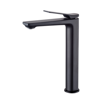 Invena bateria umywalkowa wysoka Neri, czarny BU-01-W04-L