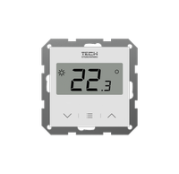 Tech przewodowy regulator pokojowy F-2z v1 dwustanowy do systemów ramkowych, biały STF-2ZV1WH
