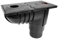 Tycner osadnik rynnowy fi 110 czarny 9200C