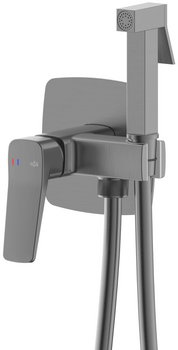 KFA bateria bidetowa podtynkowa Malaga, gun metal grey PVD 4529-512-61