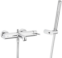 KFA bateria wannowa ścienna MOZA z natryskiem punktowym PREMIUM chrom 5034-520-00