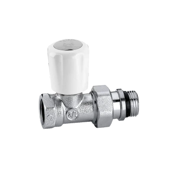 Caleffi prosty grzejnikowy zawór termostatyczny z pokrętłem, 3/4" bez uszczelki 402500