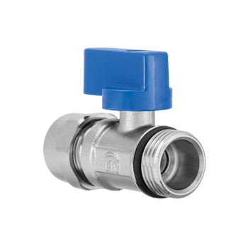 Invena zawór kulowy MINI PROV z dławikiem ze złączką pex 1/2"x1/2" ZK-57-N15-C