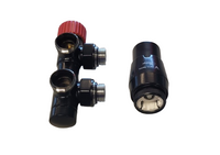 Vario Term zestaw termostatyczny TWINS prawy czarny mat TSGS0224CFK/P