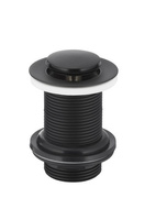 KFA spust umywalkowy typu klik-klak, mały bez przelewu, czarny 660-353-81