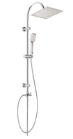 Invena zestaw natryskowy z deszczownią Florina chrom AU-30-001