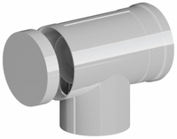 Ricom kolano koncentryczne PP-AL 87° DN 60/100 z rewizją z uszczelką EPDM PP60/100RB