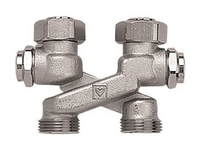 Herz przyłącze krzyżakowe w formie „X” do rozstawu rur 50 mm 1340434