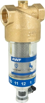 Afriso filtr do wody AWF 120, płukanie wsteczne, GW G3/4" 4212000 