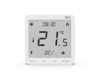 Tech sterownik ST-297V3 pokojowy dwustanowy podtynkowy (3 mm szkło) biały ST297V3WH