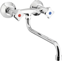 KFA bateria STANDARD zlewozmywakowa ścienna S 250 uchwyt czworokątny 300-610-00